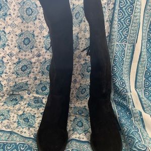 Girls knee high boots